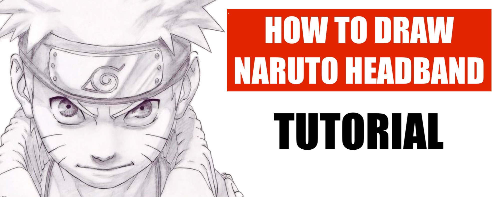 How to draw Naruto headband
