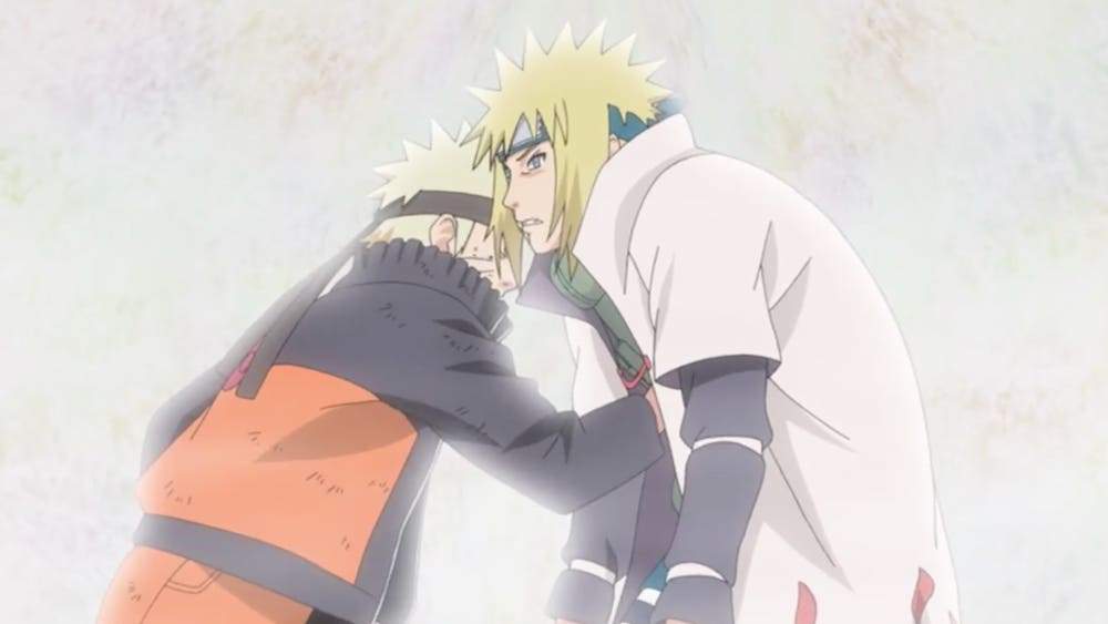 when does naruto meet his dad