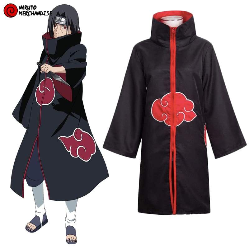 Itachi Akatsuki Costume Naruto merchandise clothing.