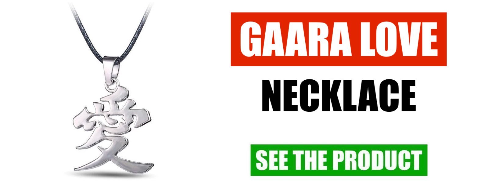 gaara love necklace