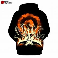 Naruto nine tails chakra mode hoodie