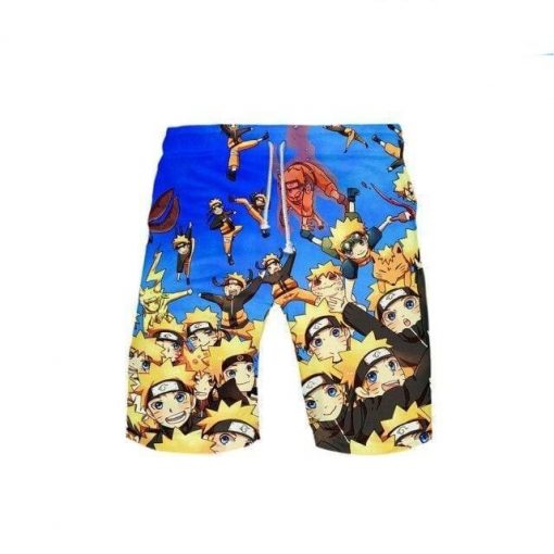 Naruto Swim Trunks Shorts <br>Naruto Kage Bunshin