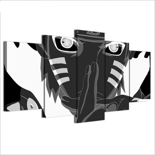 Naruto Wall Art <br> Black & White