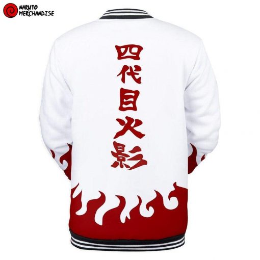 Naruto Baseball Varsity Jacket <br>Minato Namikaze Hokage